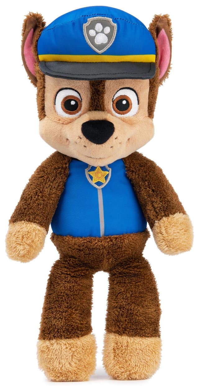 GUND PAW Patrol Schlenkerplüsch Chase, 30 cm - hochwertiges Plüschtier aus weichem Velours-Frottee mit gestickten Augen, original im Look der TV-Serie, für Kinder ab 1 Jahr