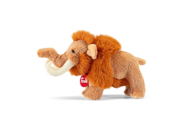 Trudi Mammut Plüsch-Dinosaurier, Geschenk zum Geburtstag und Weihnachten | 21X14X10cm Grosse XS | Prähistorische Tiere | Modell 51186