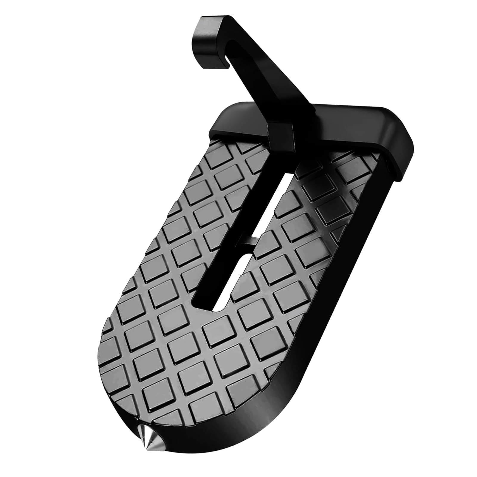 Lofez Auto TüRstufe,TüRstufe Trittbretter Mit U Haken Verriegelung,Geeignet FüR Die Nutzung Auf Dem Dach Von Suvs,Jeeps Und Wohnmobilen(schwarz)