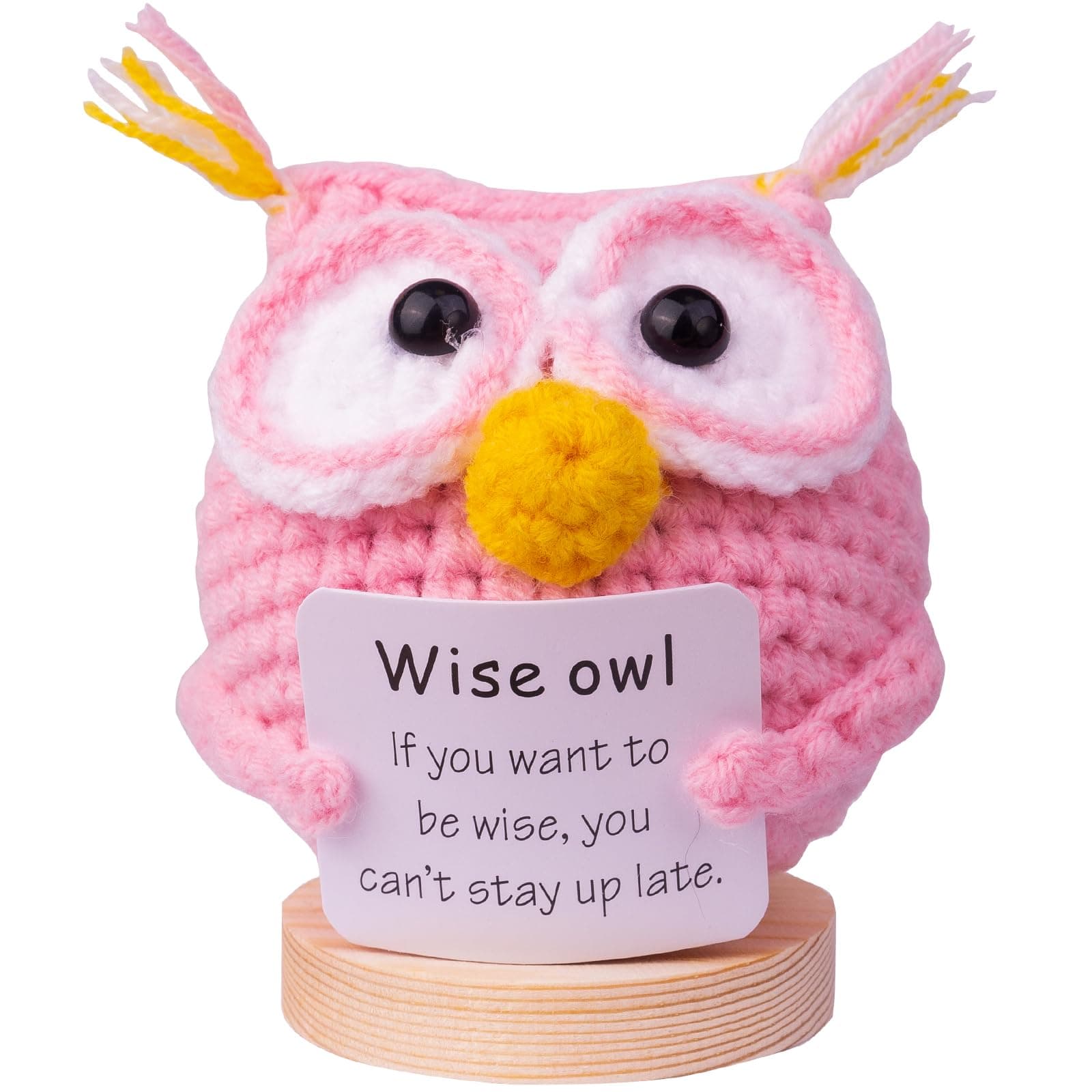 Mwmoeen Lustiger Positiver Pinguin, Positive Kartoffel Pocket Hug Geschenke Beste Freundin Geschenke für Freundin Kleine Geschenke für Frauen(B22)