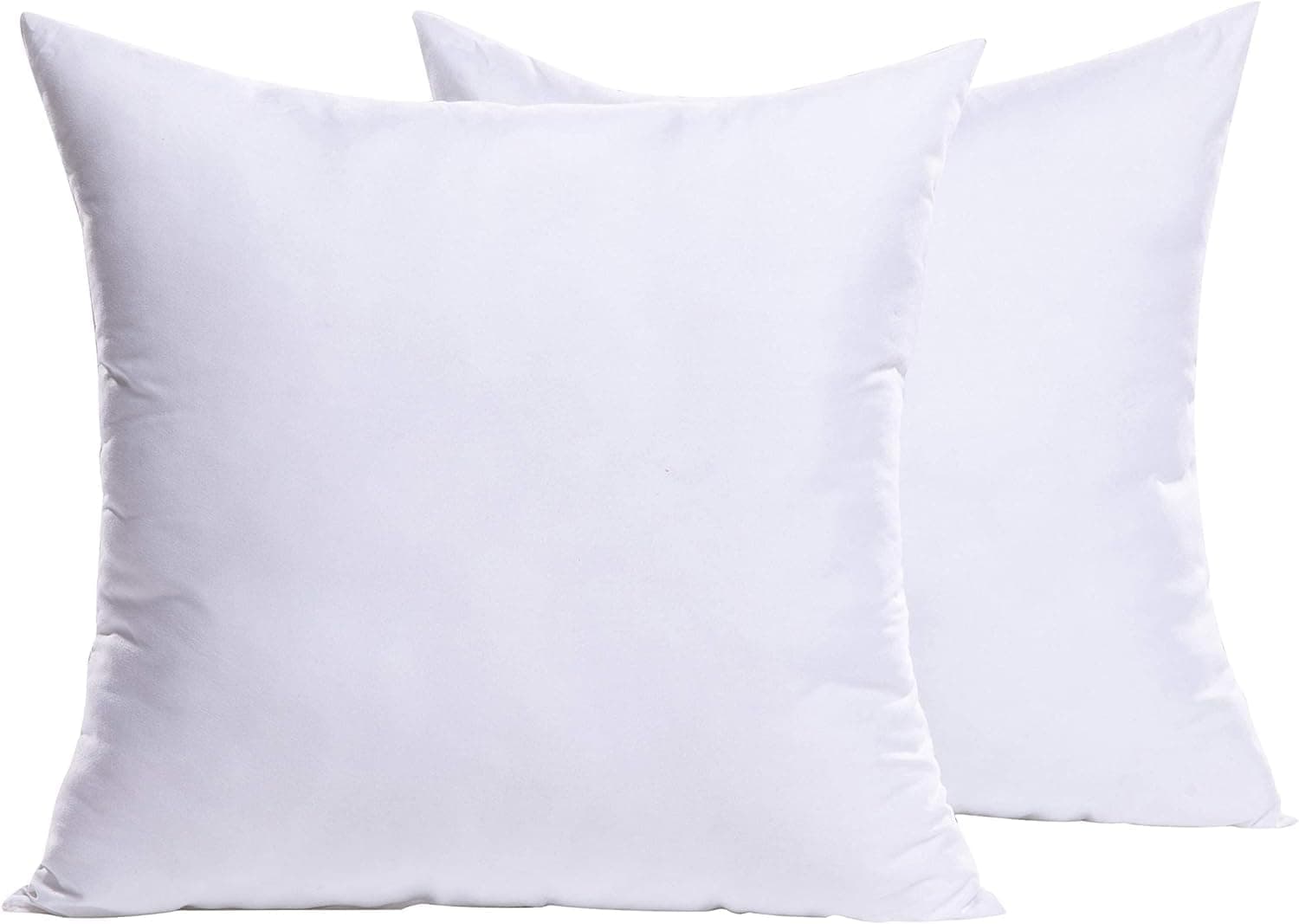 MIULEE Kissen 45x45 cm Füllung 2er Set, Waschbare Kissenfüllung Sofakissen, Polster Innenkissen Dekokissen, Polyester Füllkissen als Couchkissen, Sofa Kissen, Zierkissen, Kisseninlet 45 x 45 2 45*45cm