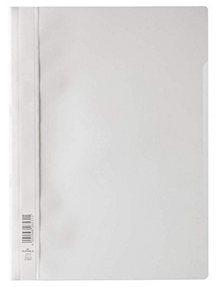 Durable Sichthefter (A4 Standard, PP) 25er Packung weiß, 252302