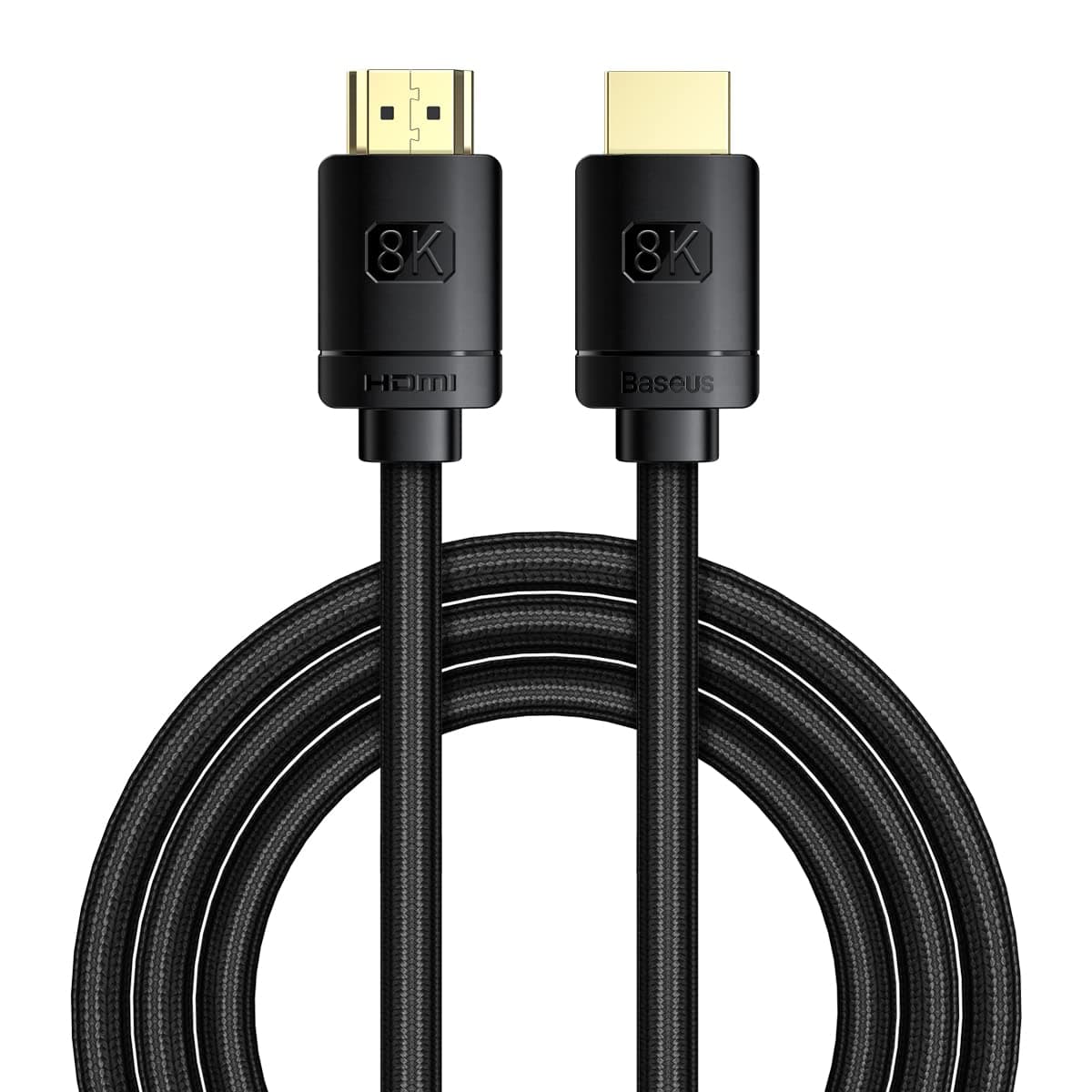 Baseus High Definition-Serie HDMI Kabel 2.1, HDMI 8K auf HDMI 8K 60Hz Adapterkabel, 2m, Schwarz