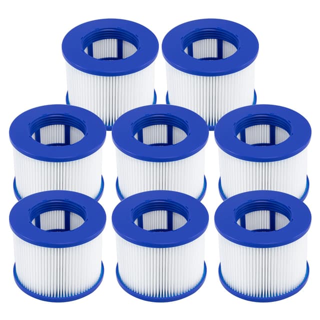 Hrozny Filterkartusche für Whirlpool, Clever Spa Filter 75 x 100 mm Whirlpool Filter Zubehör. (8Stücke)