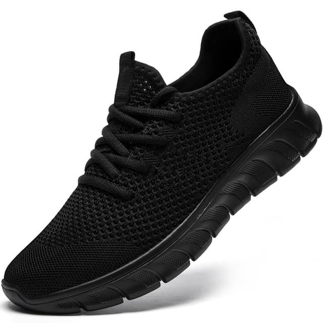 Damyuan Schuhe Herren Sneaker Laufschuhe Sportschuhe Turnschuhe Wanderschuhe männer Tennisschuhe Outdoor Fitnessschuhe 44 EU Bb Schwarz