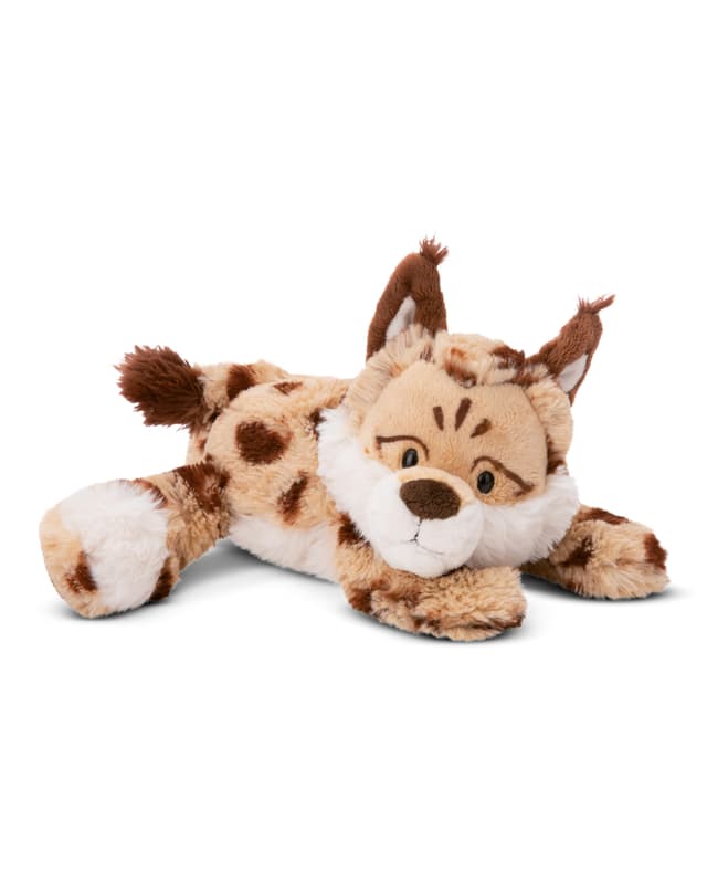 NICI Wild Friends Kuscheltier Luchs Lyka 20 cm - Niedliches Stofftier zum Kuscheln, Spielen und Liebhaben, Nachhaltig produziertes Plüschtier - 49804, Beige