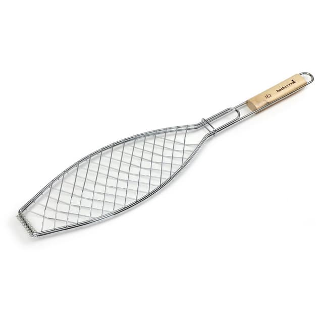 Barbecook Grillrost, Fischgrill, Grillzubehör, 66x14.5x2cm, Silber 66.0x2.0x15.0 cm