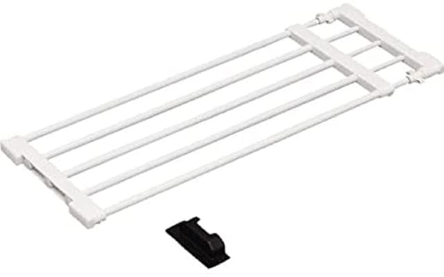 Iris Ohyama, Teleskoptrockner, 5 Stäbe 65/95 cm, Ohne Befestigung, Badezimmer, Einfache Montage, Ankleidezimmer - Telescopic Storage Rack H-J-NST65 - Weiß 65 - 95cm 5 Balken