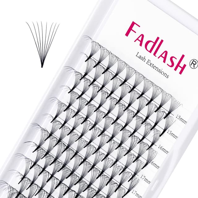 Volumen Wimpern 8D 0.07mm D Curl 15-20mm Wimpern Fächer Russian Volume Wimpern Extensions Künstliche Wimpern Premade Russian Lashes (8D-0.07-D, 15-20mm) MIX(15-20) 8D-0.07-D