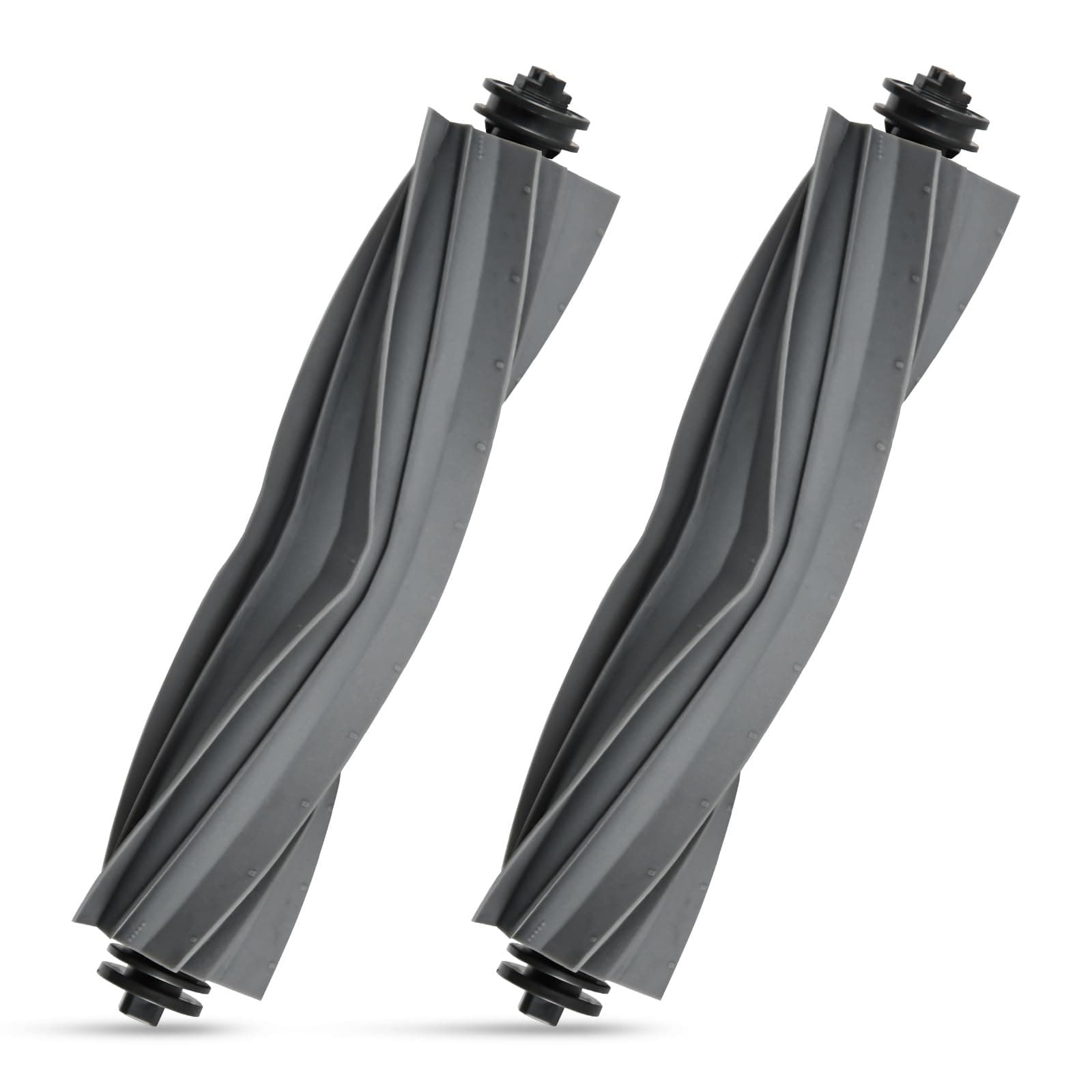 2 Stück Hauptbürste Zubehör für Dreame X40 Ultra / L10s Ultra / L40 Ultra / L10s Ultra Gen 2 / L10s Pro Ultra Heat / D10 Plus Gen 2 Saugroboter, Gummi Bürste Ersatzteile