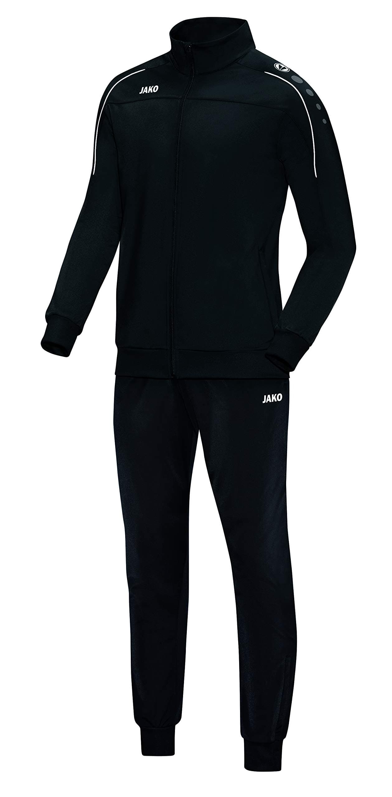 JAKO Unisex Kinder Trainingsanzug Polyester Classico 152 Schwarz