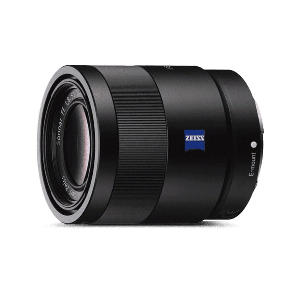 Sony SEL-55F18Z – Zeiss 55mm F1.8 Standard-Festbrennweite (E-Mount, Vollformat, lichtstark, für Sony Alpha A7-Serie, ZV-E1, A6000-Serie & ZV-E10), schwarz Single
