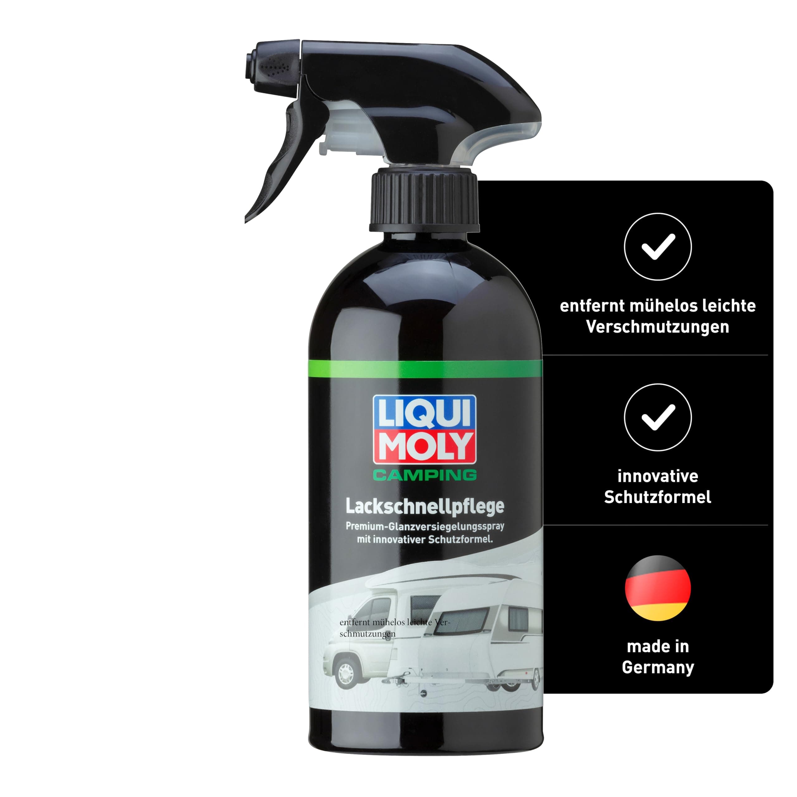 LIQUI MOLY Camping Lackschnellpflege | 500 ml | Reinigung / Pflege / Wartung | Art.-Nr.: 21811