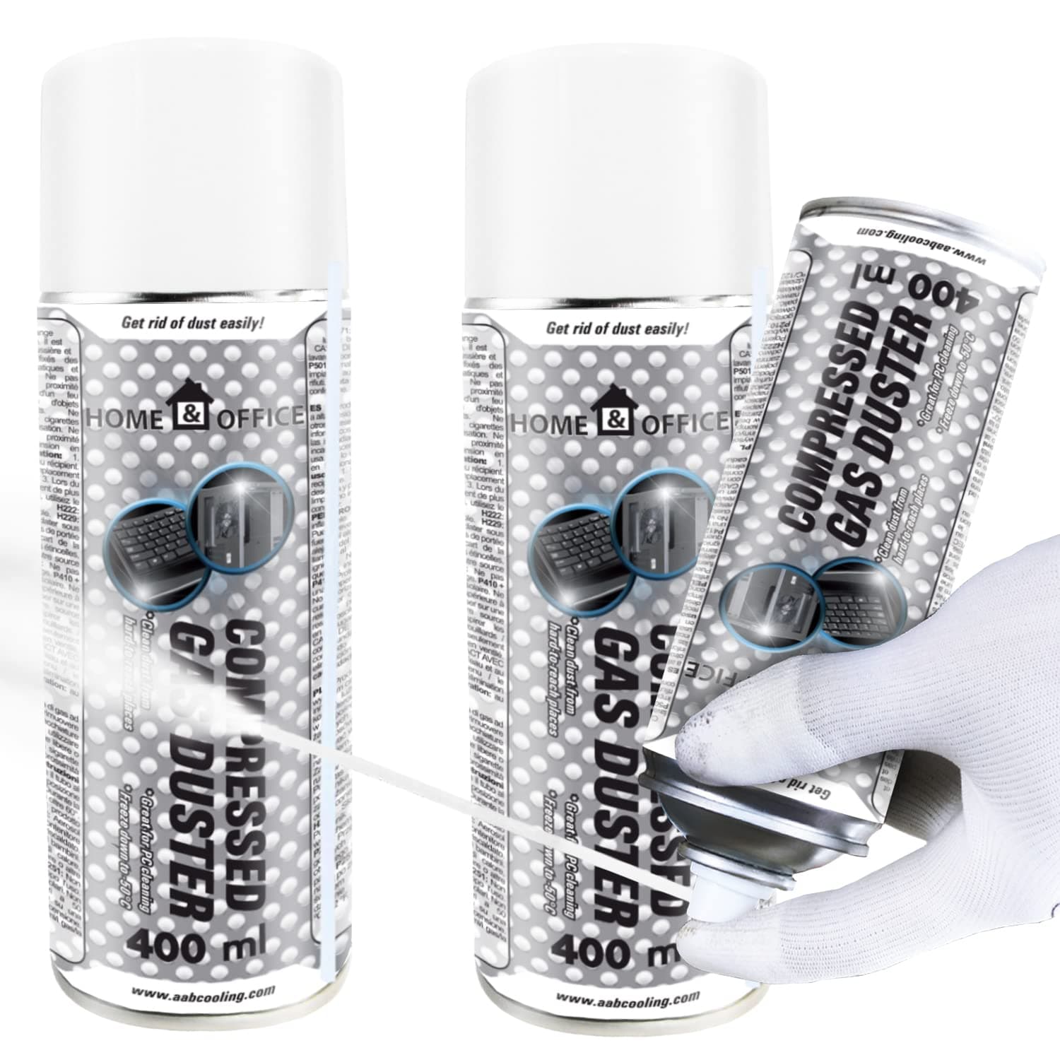 AABCOOLING Home&Office Kältespray Reiniger 2x 400 ml K5, Abkühlen von Mechanischen und Elektronik Teilen, Eisspray, Kühlspray, bis -50°C, Kaltreiniger, Motorpflege, Icespray Schnelles Einfrieren 400 ml (2er Pack) Angebot bei HelloDeals