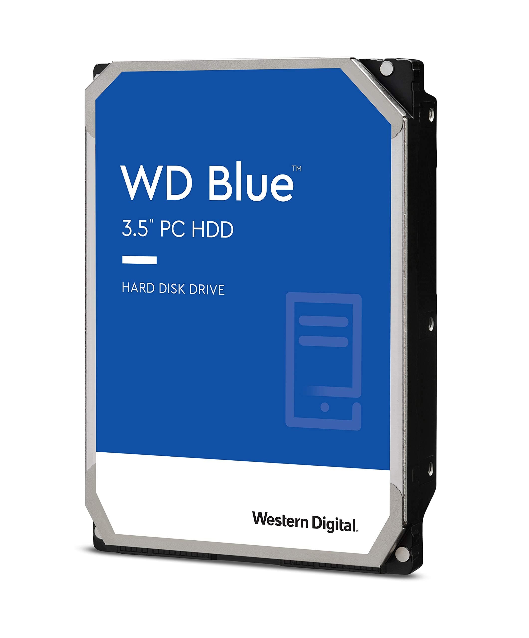 Western Digital Blue 4 TB Interne Festplatte, SATA 6 Gb/s, 3,5 Zoll, 5400RPM 256MB Cache, WD40EZAZ (Generalüberholt)
