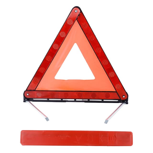 ROSYLEVE Warndreieck KFZ & Auto, Mit Aufbewahrungsbox Faltbarer Dreieck Autozubehör Pannendreieck Auto Triangle für Unfall & Pannen