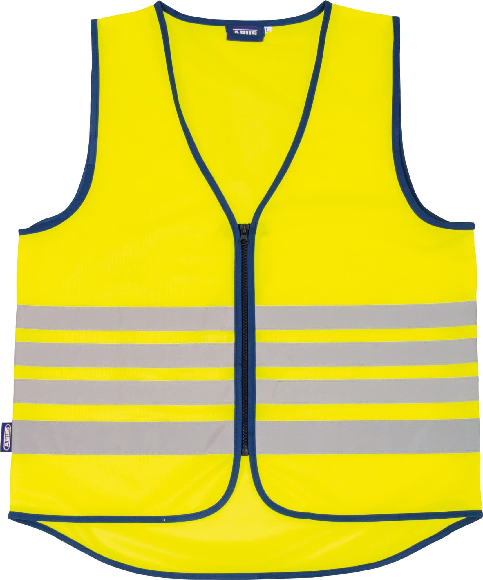 ABUS Warnweste Lumino Reflex Vest - Sicherheitsweste für bessere Sichtbarkeit bei Tag und Nacht - für Erwachsene - mit Reißverschluss 3XL