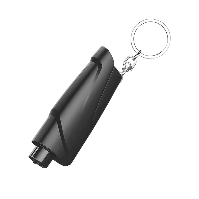 JNNJ 3-in-1 Nothammer Auto-Sicherheitshammer Notfallwerkzeug, Auto Nothammer mit Gurtschneider Für Autoglas Fenster, Fensterbrecher für Unterwasser und Land(Schwarz)