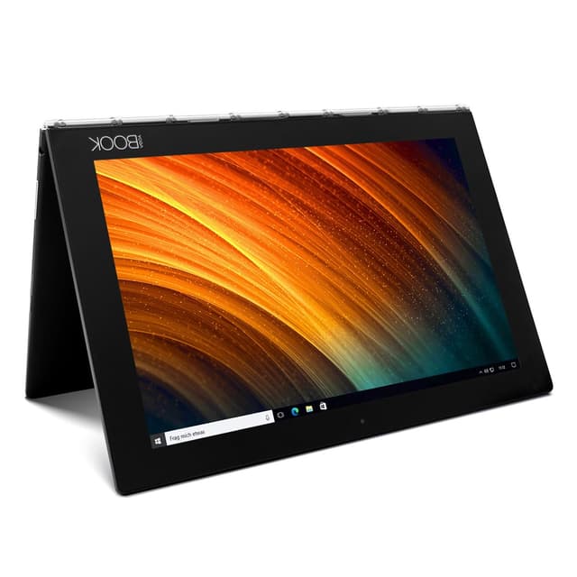 Lenovo 2-in-1 Tablet mit Tastatur - Yoga Book YB1-X91F | 10,1 Zoll Full HD Touchscreen Display | Intel QuadCore CPU | Windows【 64 GB Speicher 】 microHDMI Kamera WLAN Bluetooth GPS (Generalüberholt)