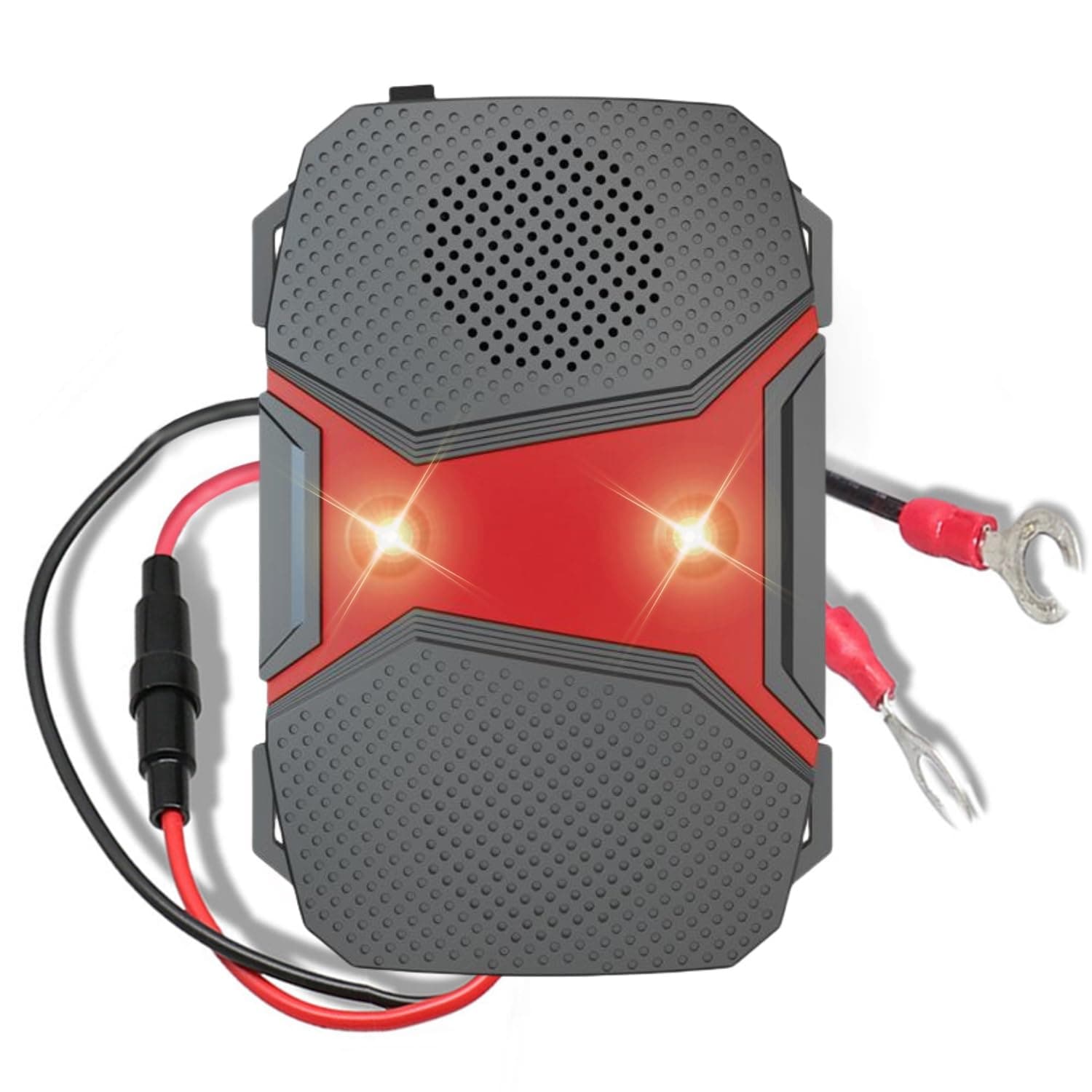 Mäuseabwehr Unter der Motorhaube für Automotoren,Batteriebetriebener Ultraschall mit LED Blitzlicht Gegen Mäuse für Autos,mit Ultraschall & Anti Gewöhnungseffekt,für Keller, Dachböden, Garagen UVM