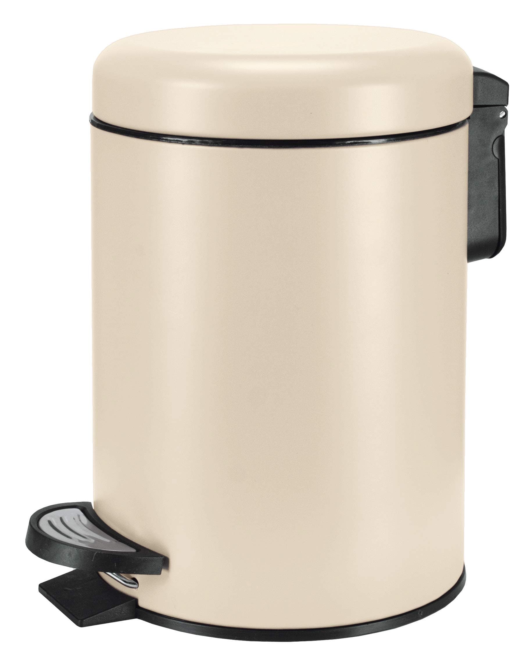 Kosmetikeimer One, Farbe: Natur, Material: Edelstahl/PP, Größe: Eimer 3 Liter 16,8 cm x 25 cm Natur 3 Liter