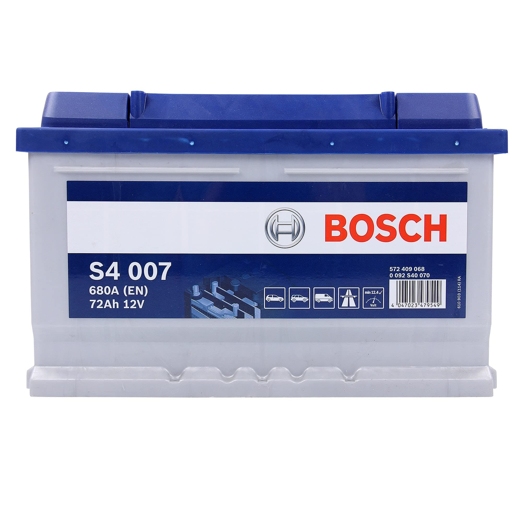 Starterbatterie Bosch Automotive S4 S4007 72Ah/680A