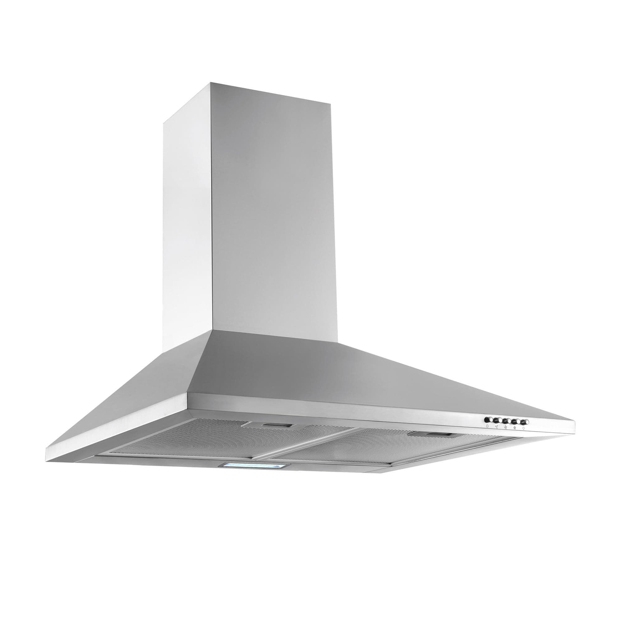 Respekta Dunstabzugshaube / Wandhaube 60 cm / Edelstahlgehäuse / Abluft - und Umluftfunktion / CH22058IX-B / B / 59 – 64 dB Single