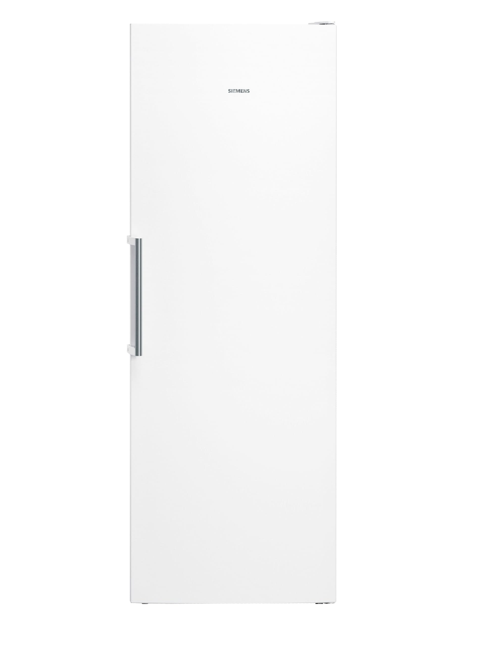 Siemens GS58NAWCV iQ500 Gefrierschrank Freistehend 191 x 70 cm, 366 l, noFrost - nie wieder abtauen, bigBox für großes Gefriergut, varioZone - flexible Schubladen und Glasablagen, Weiß 191(H) x 70(B) energy class "C"