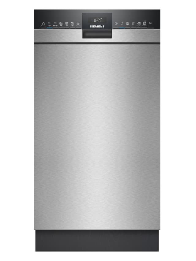 Siemens iQ300 Unterbau-Geschirrspüler, 45 cm, 44 dB, varioSpeed Plus, autoOpen dry automatische Türöffnung, flexible Körbe mit varioFlex, aquaStop, hygienePlus, Home Connect, Gebürsteter Stahl unterbau energy class "C" Iq300