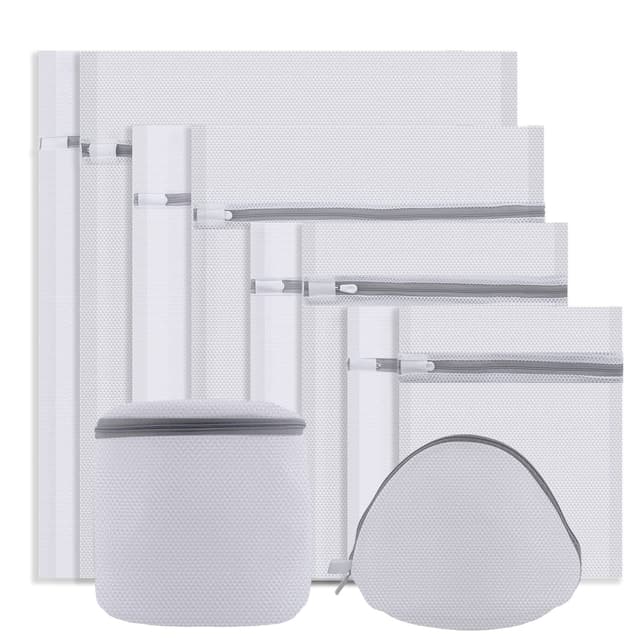 Wäschenetz, 10 Stück Wäschesack für Waschmaschine,Stabiler wäschebeutel mit Netzreißverschluss, Ideal für Feinwäsche, Unterwäsche, Socken, BHS, Mäntel, Bettwäsche