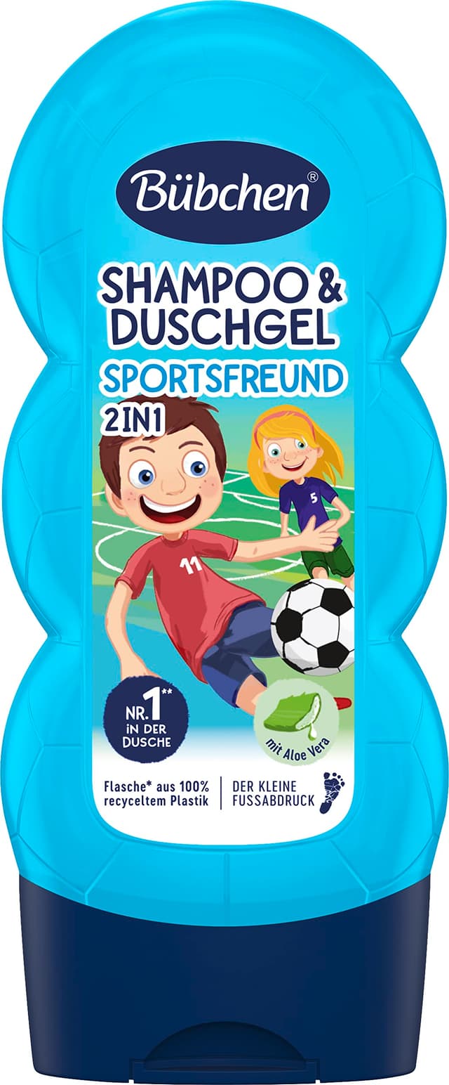 Bübchen Sportsfreund 2in1 Shampoo & Duschgel, 230 ml 230 ml (1er Pack)