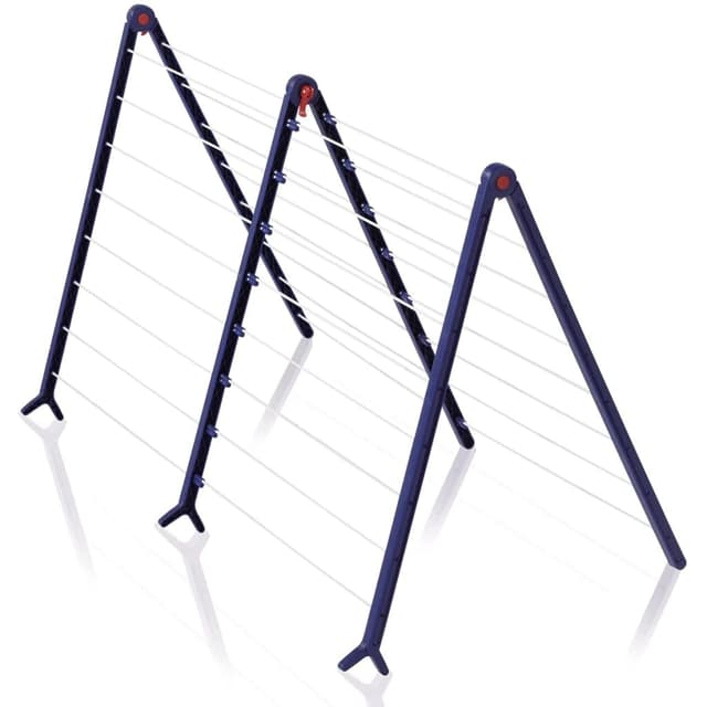 Leifheit Badewannentrockner Pegasus Bath 190 Extendable, standfester Standtrockner für die Wanne, ausziehbarer Wäscheständer, besonders schmaler Wäschetrockner 19m