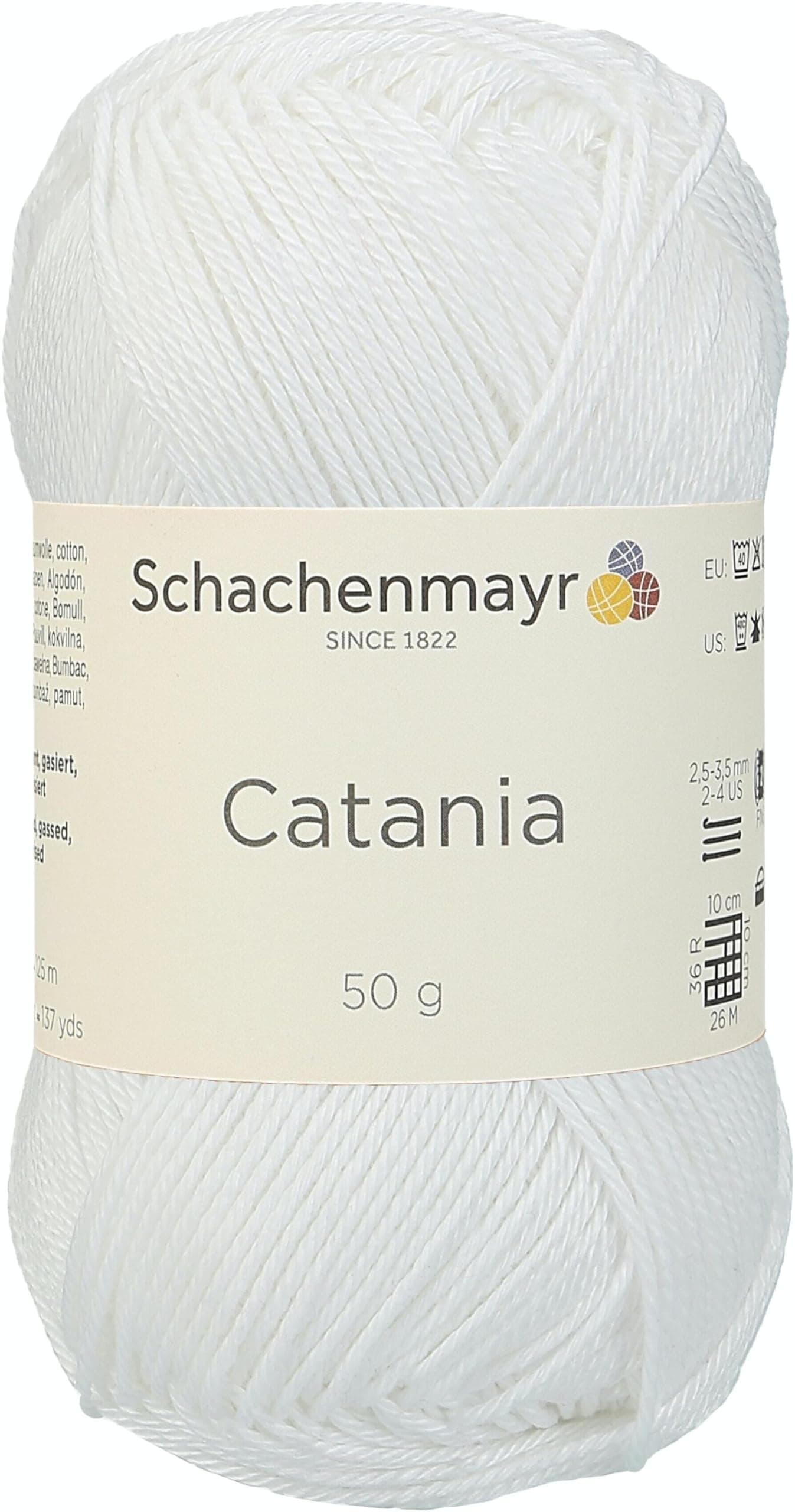 Schachenmayr 9801210-00106 Handstrickgarn, weiß, 11,5 x 5,2 x 6 cm Weiss/opulenter Garten Angebot bei HelloDeals