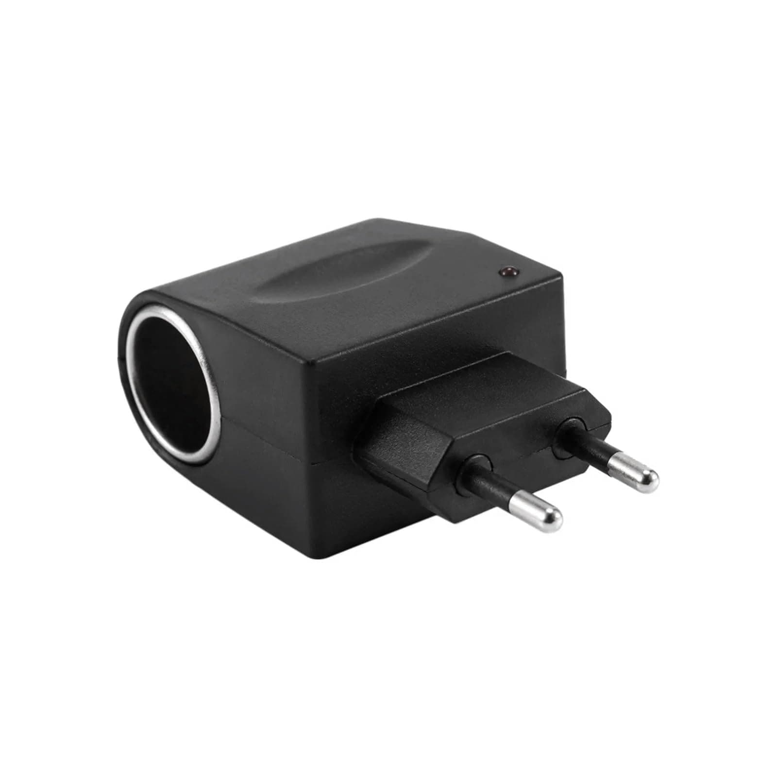 Leloco 110-240V Auf 12V Adapter Zigarettenanzünder Steckdose,AC auf DC Spannungswandler mit EU-Stecker,Spannung Wandler Konverter Netzteil Steckdose Ladegerät Adapter