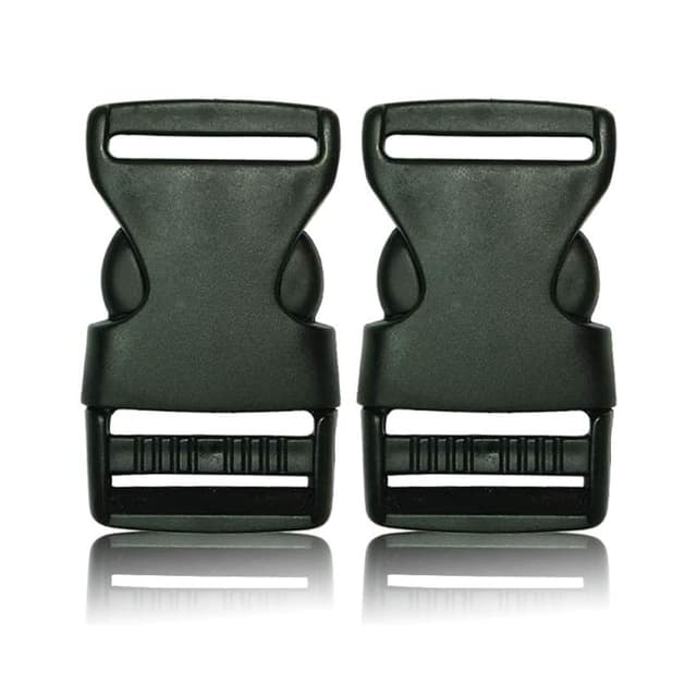 BOB-KRAFT - Steckschnalle 20mm / 25mm / 30mm / 40mm / 50mm, Steckverschluss, Kunststoff Klickverschluss, Klippverschluss, Schnallen für Beckengurt, Ersatzschnalle für Rucksack, MADE IN EU