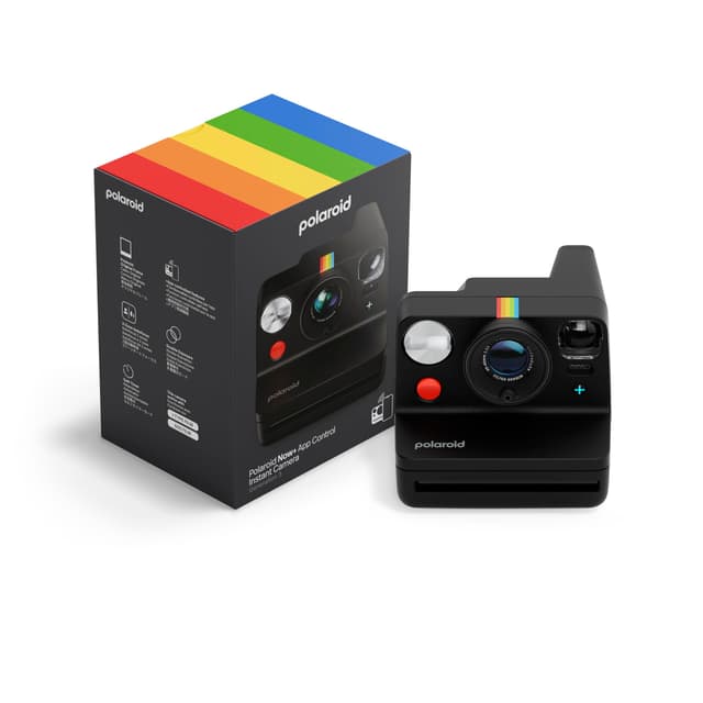 Polaroid – Now+ Generation 3 – Sofortbildkamera mit Bluetooth-Verbindung – Schwarz (9160) Schwarz Sofortbildkamera