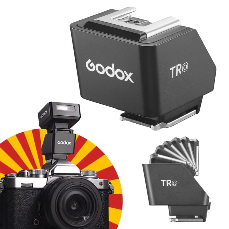 Godox TR-O TTL Hotshoe Riser Blitzschuh-Höhenadapter für Godox IT30PRO-O IT30 PRO O IT20-O IT20O Mini TTL Blitz, Kompatibel mit Olympus- und Panasonic-Kameras