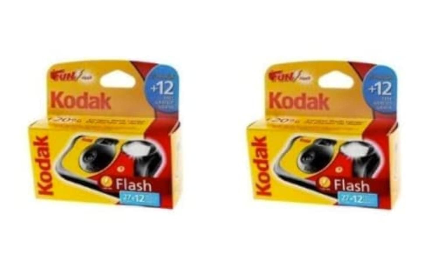 Kodak Einwegblitzkamera, 39 Aufnahmen, 2 Stück (1er Pack) Single
