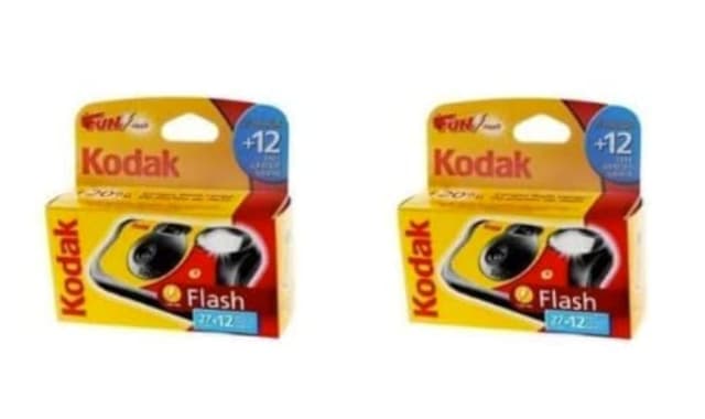 Kodak Einwegblitzkamera, 39 Aufnahmen, 2 Stück (1er Pack) Single