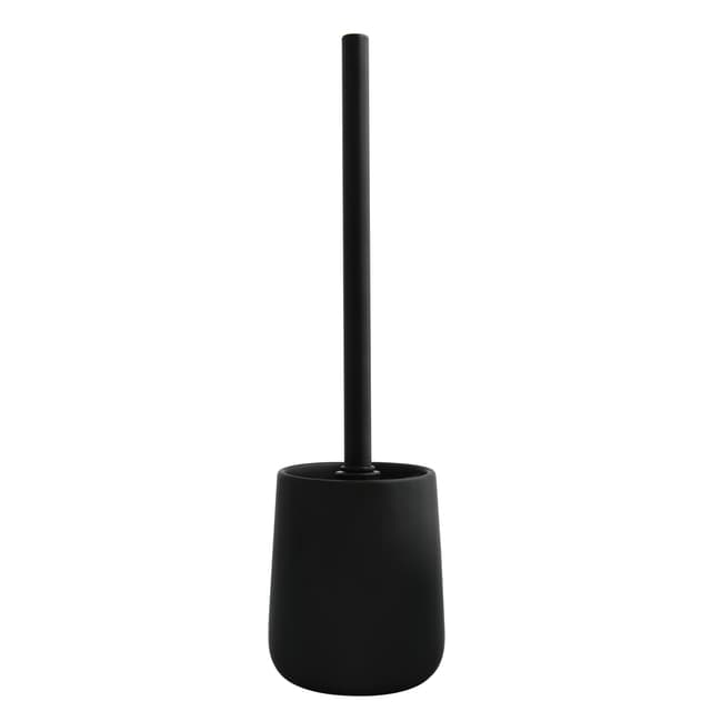 MSV "Maonie WC Bürste Toilettenbürste Klobürste WC Garnitur aus Keramik matt Schwarz Black