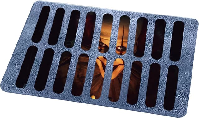 Anguxer Halloween Fußmatte 3D, Halloween deko fußmatte, Halloween deko Horror, lustige Horror-fußmatte, Scary kanalisation Clown fußmatte, Fußmatte Halloween-Dekoration für den Innenbereich im Freien 1