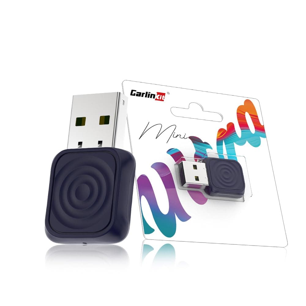 Carlinkit Mini Ultra CarPlay Wireless Adapter für iPhone, Wireless Android Auto Adapter, konvertiert kabelgebundenes zu Wireless CarPlay und Android Auto, Plug-and-Play Setup, kompatibel mit Autos ab