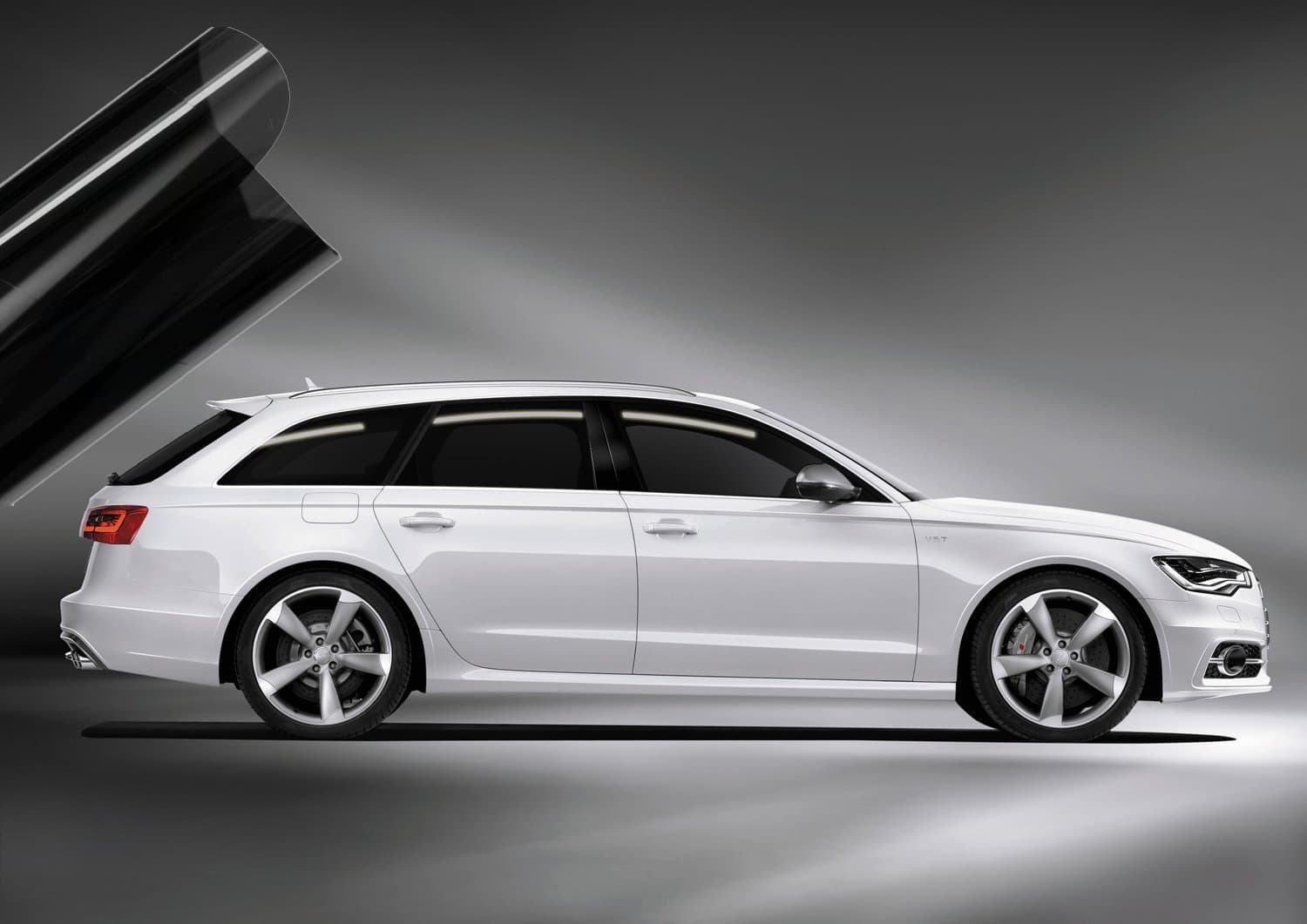 Solar Screen Fensterfolie für Mercedes C-Klasse W205 Limousine Bj 2014-2020 Black 95