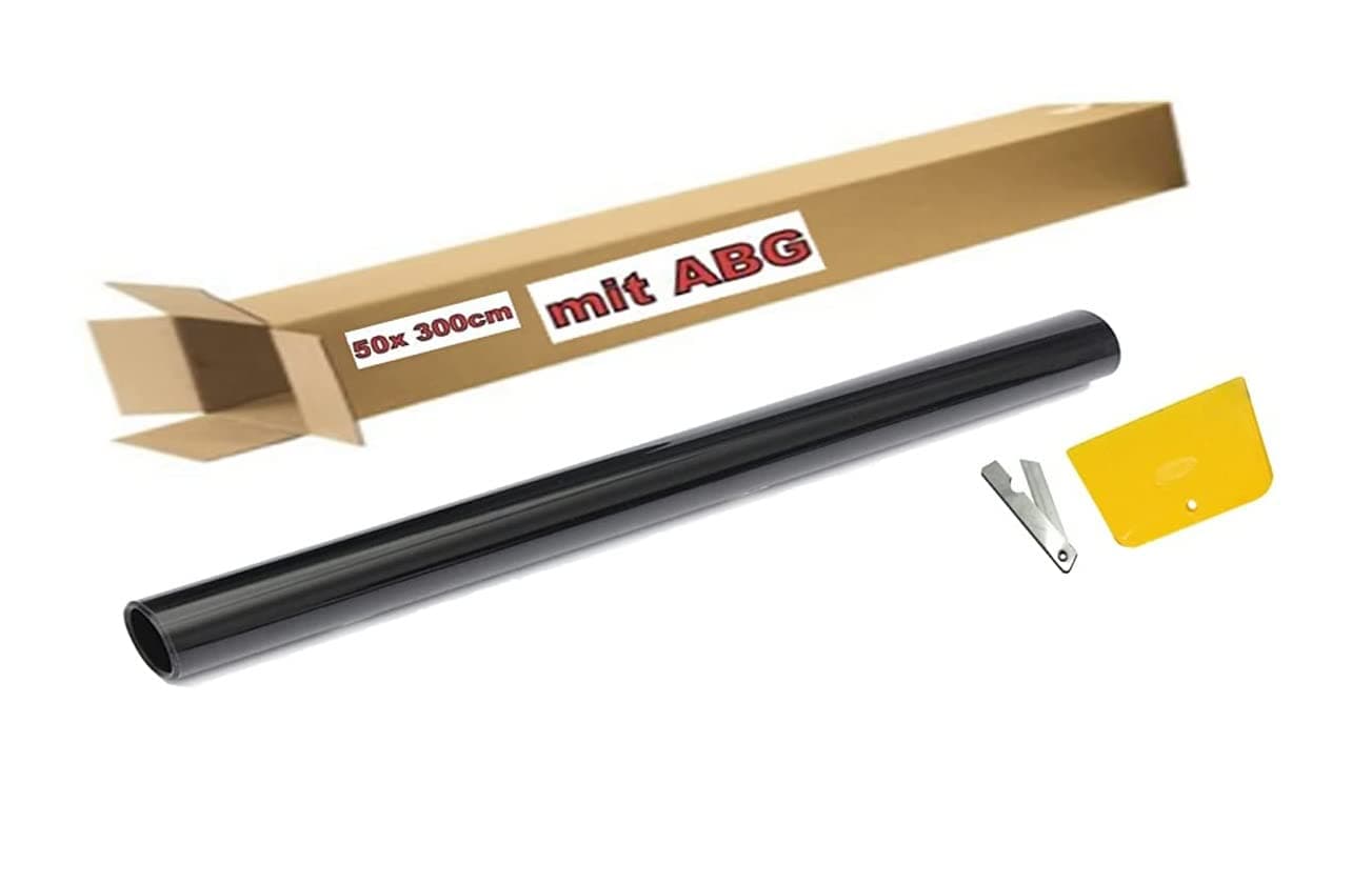 50x300cm Tönungsfolie Scheibenfolie Sonnenschutzfolie 1% U.S.D.B. mit ABG