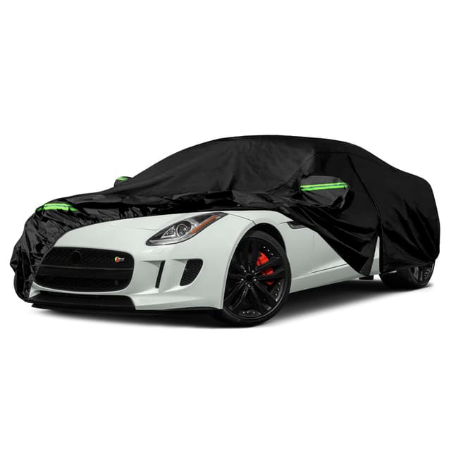 Auto Abdeckung Vollgarage Passend für Jaguar F-Type 2014-2022, Auto Abdeckplane Wasserdicht Atmungsaktiv für Regen Sonne Staub Schutz
