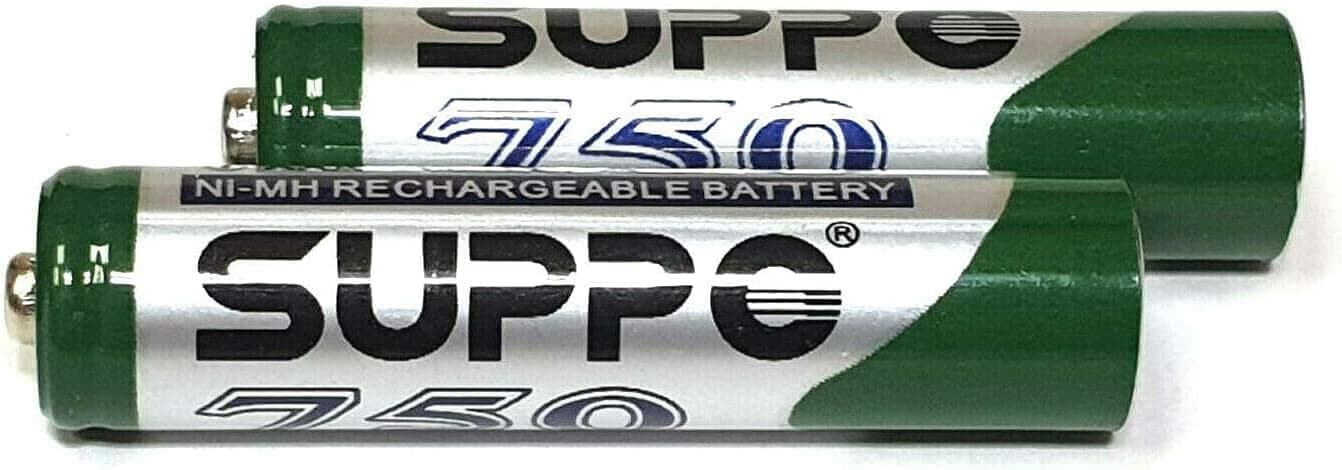 2X SUPPO NiMH Akkus 750mAh – Für Gigaset & andere DECT Telefone – Hochwertige, wiederaufladbare Akkus mit Langer Lebensdauer für schnurlose Festnetzgeräte