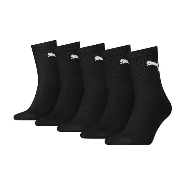 PUMA Unisex Socken (5er Pack) 43-46 Schwarz