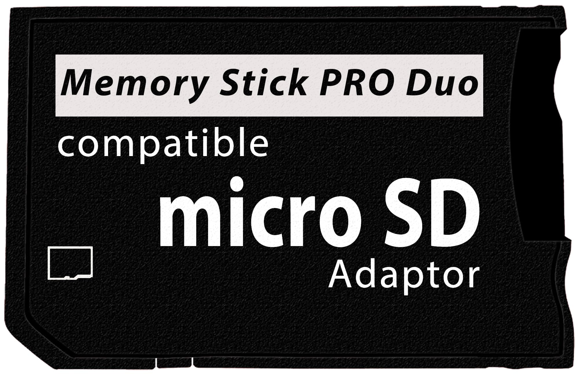 LEAGY PSP 1000, PSP 2000, PSP3000 Memory Stick Adapter, Micro SD auf Memory Stick PRO Duo MagicGate Karte für Handycam, Kamera, Sony PlayStation Portable