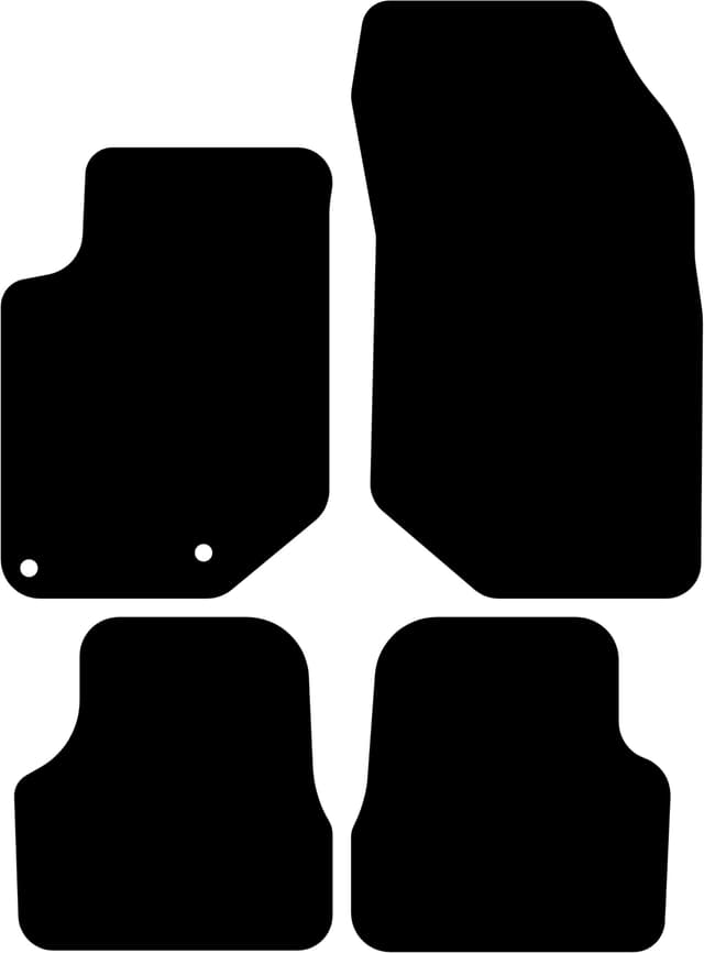 Kovvar Fußmatten passend für Opel Corsa F 2019-2025 Passend zur Ausführung: Corsa F | Benziner/Diesel | Beifahrer ohne Befestigung | Qualität: Basic Corsa F 2019-2025 | Corsa F | Benziner/Di Ausf. 1 Basic