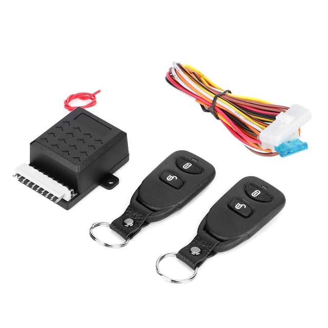 Suuonee Car Remote Lock, Universal-Auto-Zentralalarmanlage Fernbedienung Diebstahlsicherung Key Locking Kit